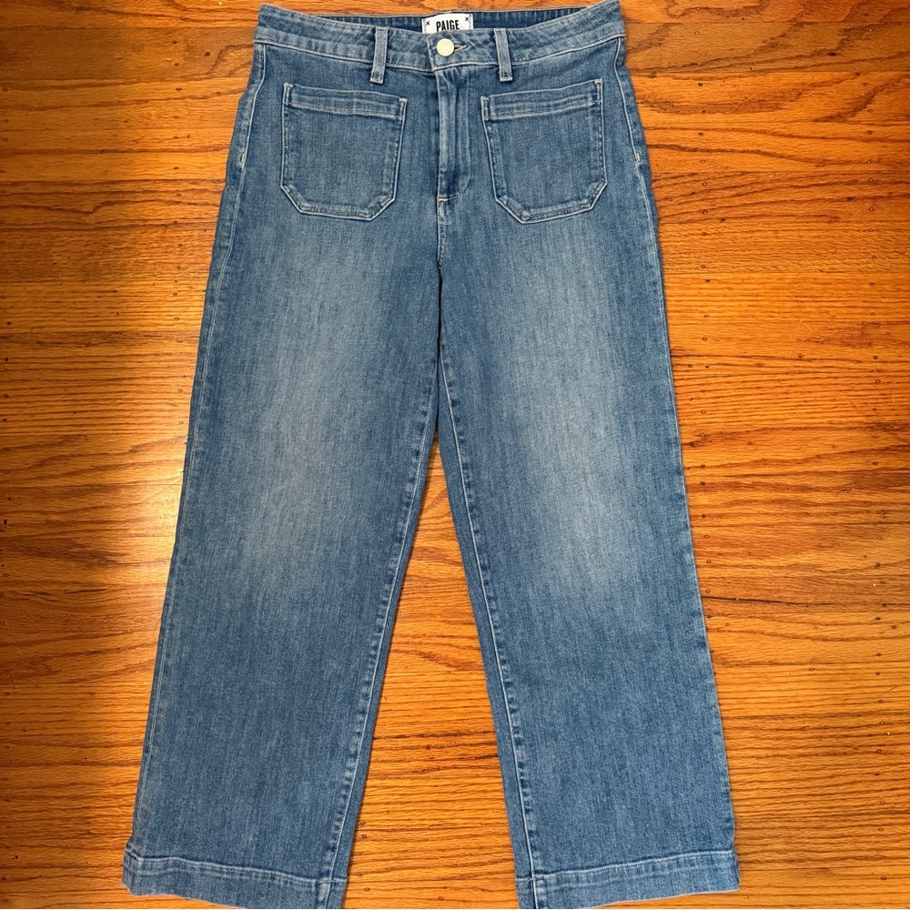 PAIGE Nellie Culotte Cropped in Hayden, Size 27